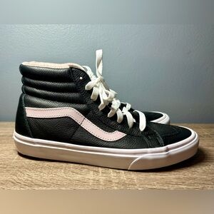 Vans Sk8-Hi Reissue Leather Flannel Violet Ice/Black - Men’s 8.0 / Women’s 9.5